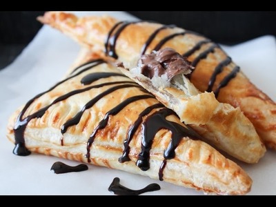 How To Make Nutella Puff Pastry Snacks - By One Kitchen Episode 300