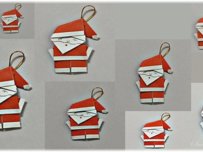 How to make origami Santa Claus