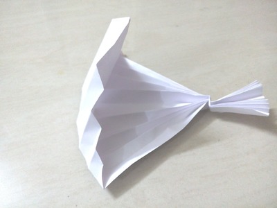 How to make paper snake hood - origami