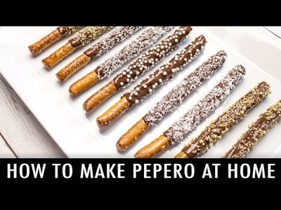 How to Make Pepero Chocolate Sticks