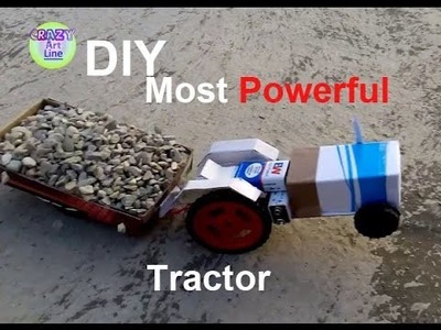 How to make RC paper tractor P1