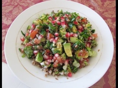 How To Make Roasted Buckwheat. Salad. Gluten Free Tabouleh. Recipe#68