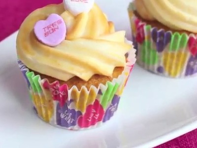 How to make Sweetheart cupcakes for Valentine's day