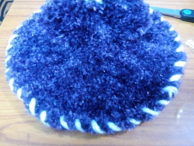How to make winter dress with far wool - knitting dress - fluffy yarn