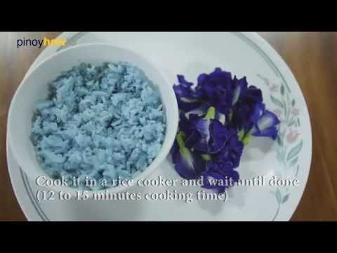 How to prepare Blue Rice | PinoyHowTo