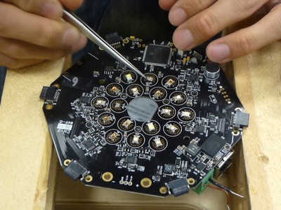 How to rework small SMT LED with heat gun