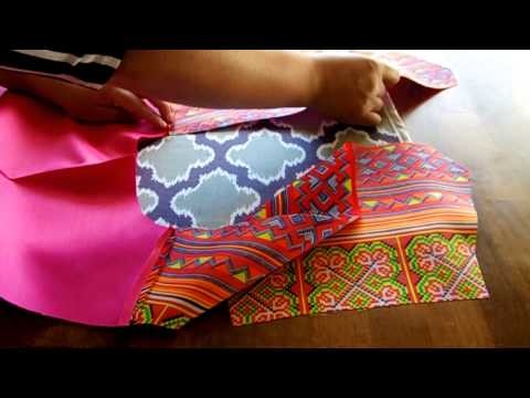 How to sew a hmong vest part 1 of 2