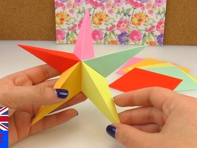 Origami Star 5 elements Tutorial: How to make an five-pointed Origami Star