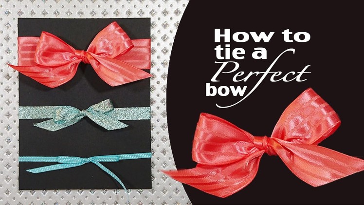 Stamping Jill - How to tie a Perfect Bow