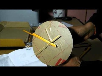 3D DIY Black acrylic Numeric Designer wall Clock overview - inside the box by laser craft store