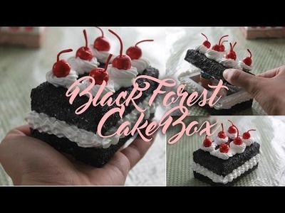 Black Forest Cake Box DIY ; Sweets Deco