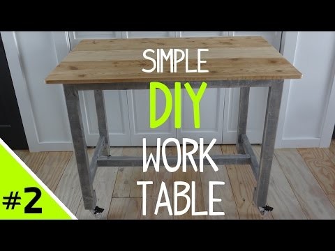 Build a Simple DIY Work Table (Top) - 2 of 2