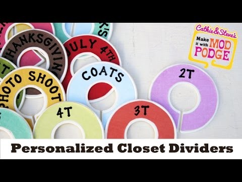 Closet Dividers DIY - Great for the Nursery or Kids Room!