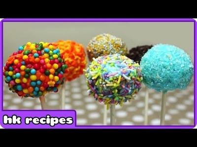 Colorful Cake Pops Recipe | DIY Quick and Easy Recipes : Fun Food for Kids by HooplaKidz Recipes