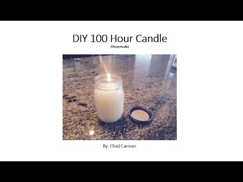 DIY - 100 Hour Candle