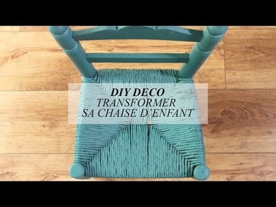 DIY déco : transformer sa chaise d'enfant