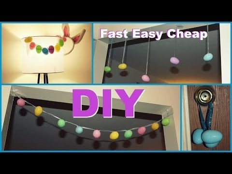 DIY Easter Decorations - Easy. Fast. Cheap.