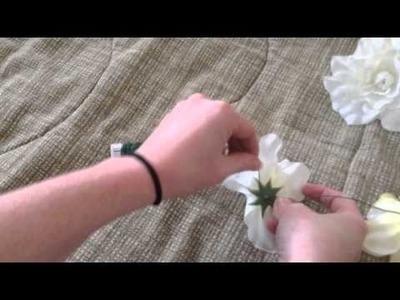 DIY Easy Silk Flower Garland