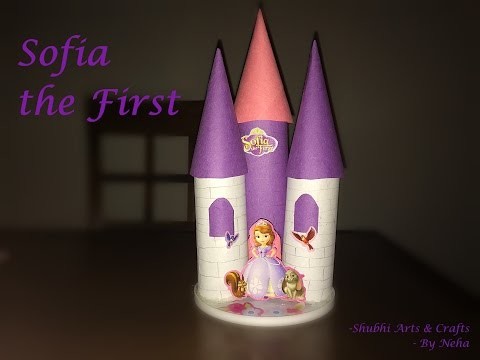 DIY: How to make Princess Sofia Castle | Kids craft | Paper Craft . 