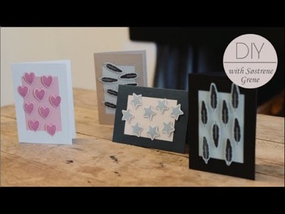 DIY: Invitations with block printing by Søstrene Grene