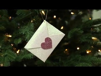 DIY love letter decoration