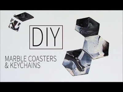 DIY Marble Coasters & Key-chains
