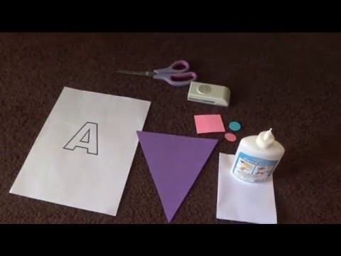 DIY Name Banner For Birthday Party!!