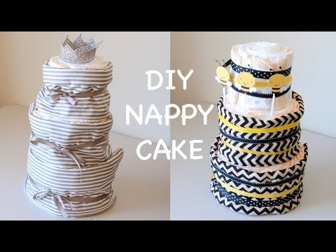 DIY | Nappy Cake, How to Make Diaper Cake | Ali Coultas