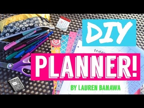 DIY Planner. Organized Notebook