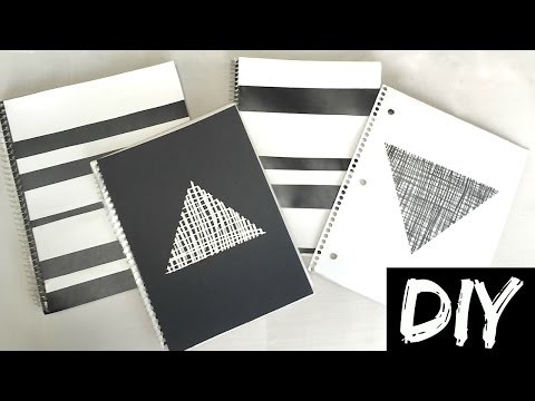 DIY School Supplies | Easy DIY Notebooks | Back to School