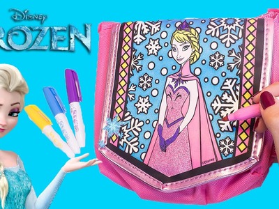 FROZEN Mini Bag Colours Paint Colors DIY Frozen Bolso Mini Bandolera Frozen Backpack
