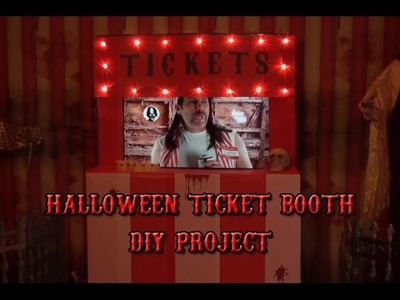 Halloween Ticket Booth DIY Project