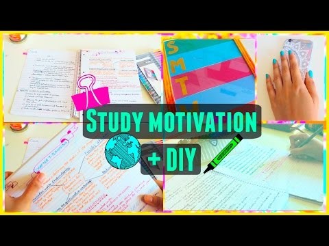 How to find motivation to study + DIY | 2016