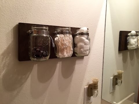 How to Make Mason Jar Storage - "DIY On A Budget" With Tess