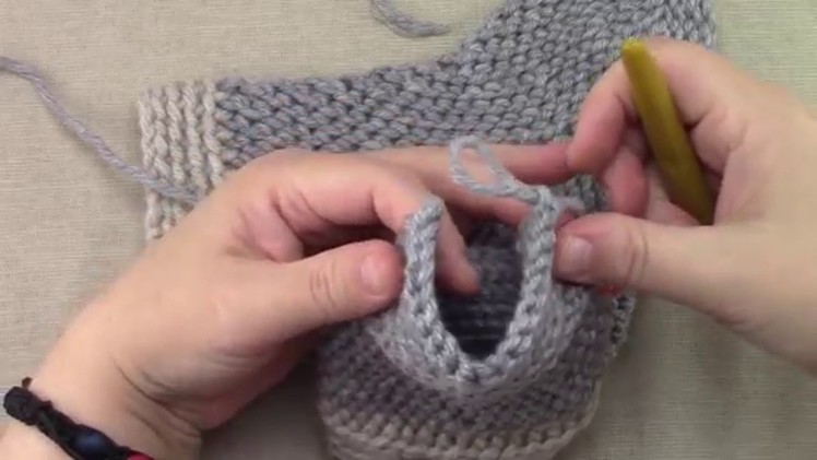 2.3 Making Warm Sock National Bosnian Crochet Style Tutorial Part 2