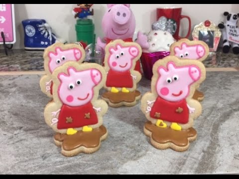 3D Peppa Pig In Mud Cookies (How To)