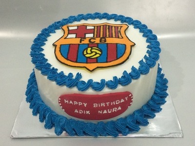 Barcelona Cake FCB How to Make