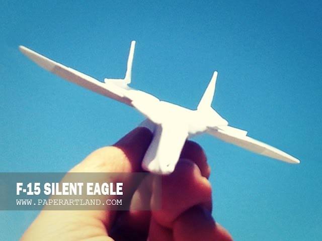 BEST PAPER AIRPLANES [108] - How to make an paper plane that flies FAST & FAR | F-15 Silent Eagle