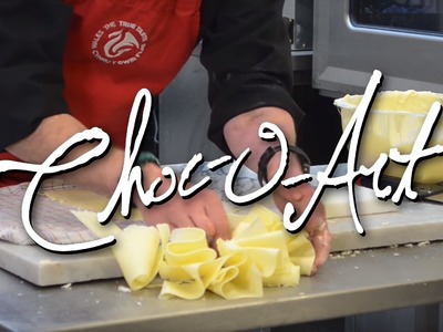 Choc-o-Art: How to make Chocolate Ruffles (Frozen Marble)