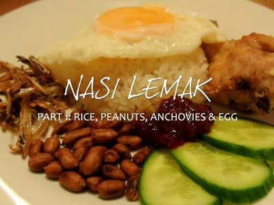 Homemade Nasi Lemak (Part 1) || Learn How To Make Coconut Rice Using A Rice Cooker!