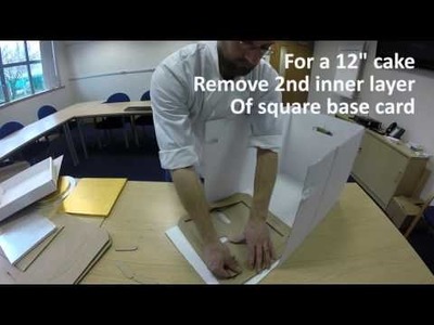 How To Assemble A Stacked Cake Box (Culpitt)