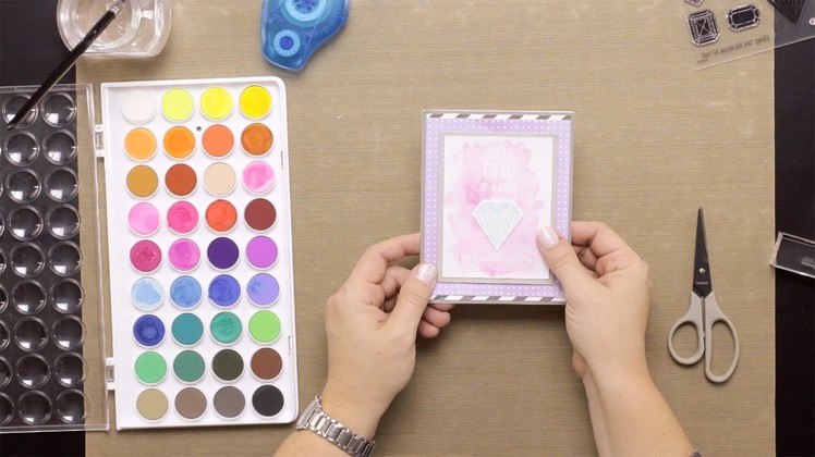How To: Cardmaking a Just Because Card
