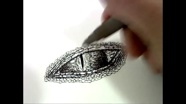 How To Draw Dragon Eyes Step By Step For Beginners New 2015 - How to Make Draw Charcoal