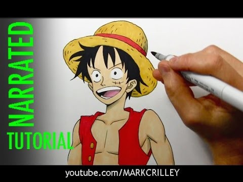 How to Draw Luffy from "One Piece"