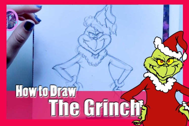 How to Draw THE GRINCH (from Dr. Suess' How the Grinch Stole Christmas) - @dramaticparrot