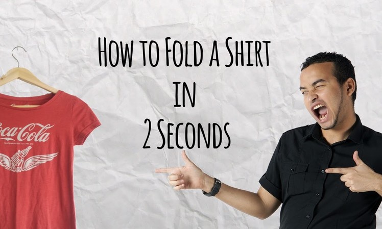 How to Fold a Shirt in 2 Seconds -  Master of DIY - Creative Ideas For Home