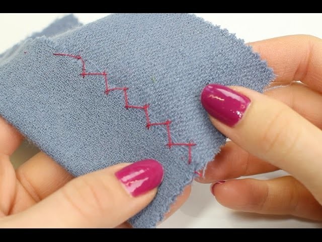 How To: Herringbone. Catch Stitch (Tailoring. Hemming)