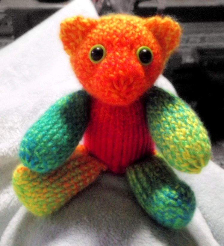 How to Loom Knit a Teddy Bear 36 pegs