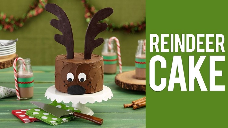 How to Make a Christmas Reindeer Cake