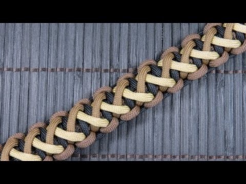 How to make a Divided Solomon Bar Paracord Bracelet
